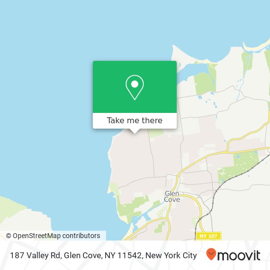 187 Valley Rd, Glen Cove, NY 11542 map