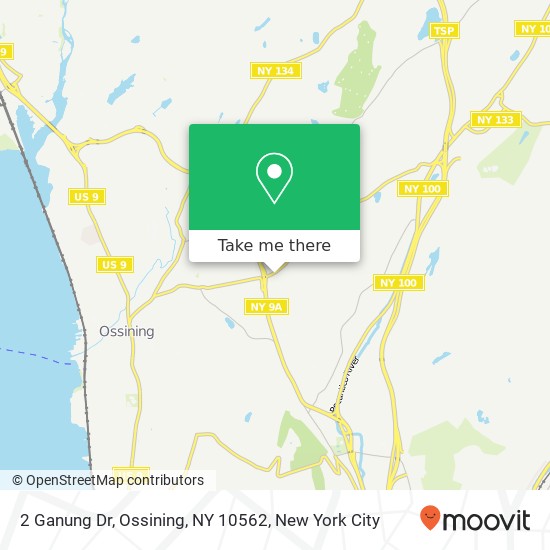 Mapa de 2 Ganung Dr, Ossining, NY 10562