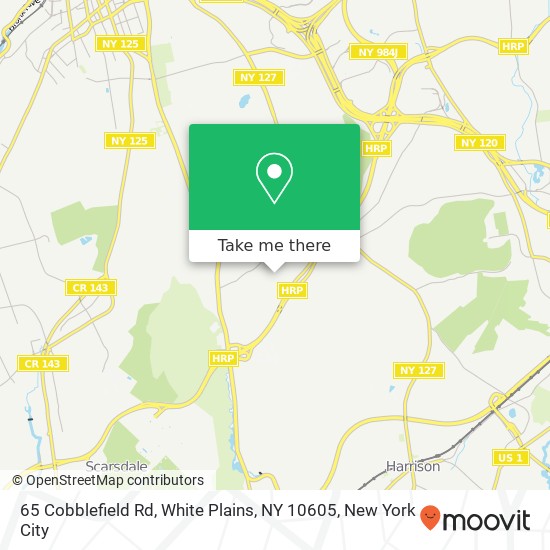 65 Cobblefield Rd, White Plains, NY 10605 map
