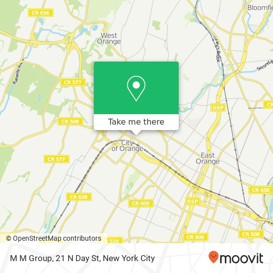 M M Group, 21 N Day St map