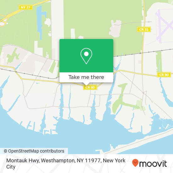Montauk Hwy, Westhampton, NY 11977 map