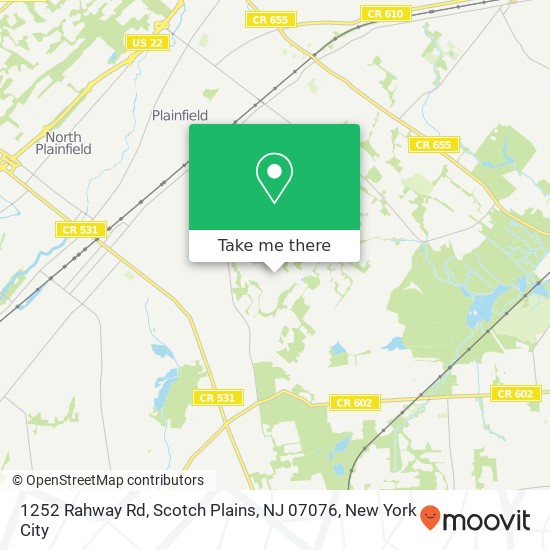 1252 Rahway Rd, Scotch Plains, NJ 07076 map