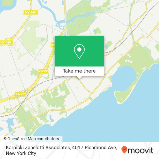 Mapa de Karpicki Zanelotti Associates, 4017 Richmond Ave