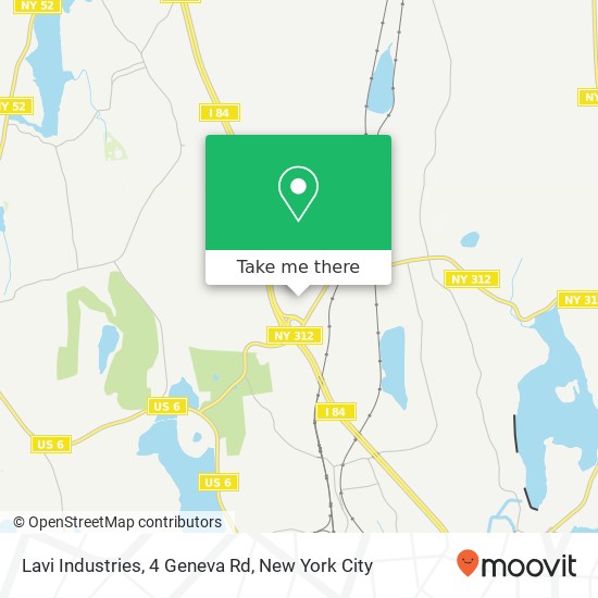 Mapa de Lavi Industries, 4 Geneva Rd