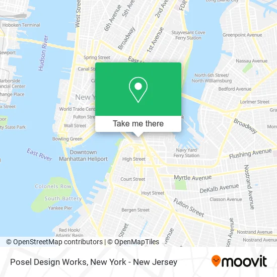 Posel Design Works map