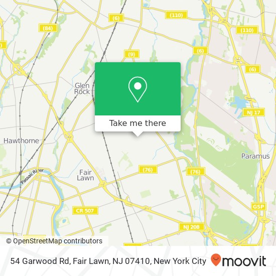 54 Garwood Rd, Fair Lawn, NJ 07410 map
