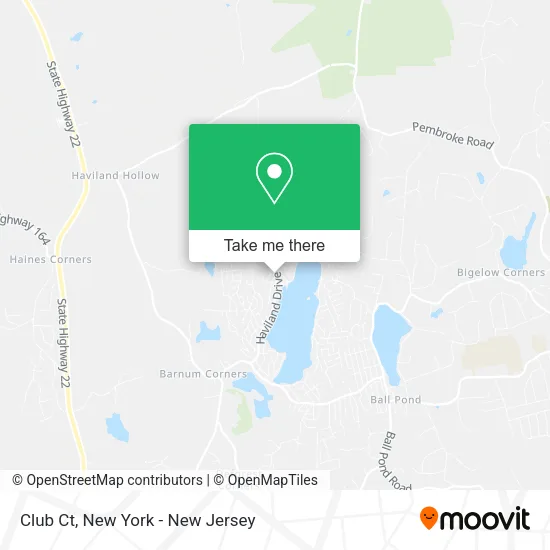 Club Ct map