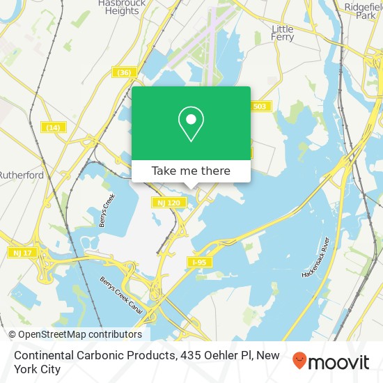 Mapa de Continental Carbonic Products, 435 Oehler Pl