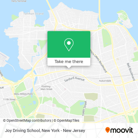 Mapa de Joy Driving School