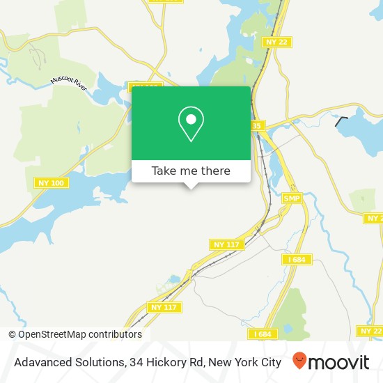 Mapa de Adavanced Solutions, 34 Hickory Rd