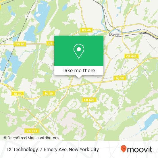TX Technology, 7 Emery Ave map