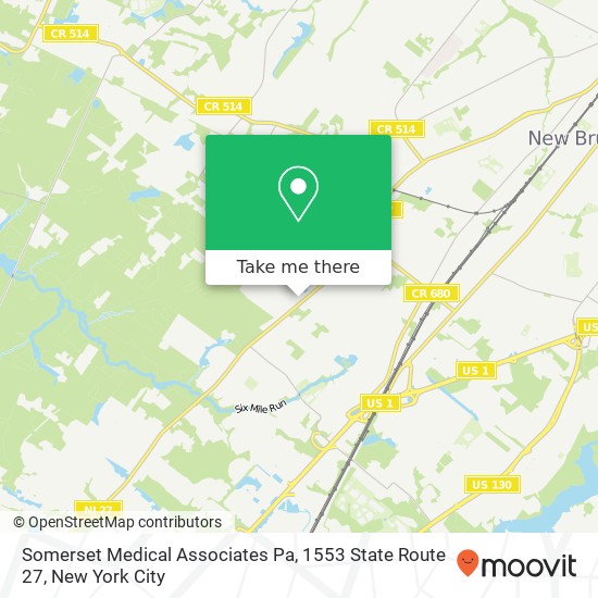 Somerset Medical Associates Pa, 1553 State Route 27 map