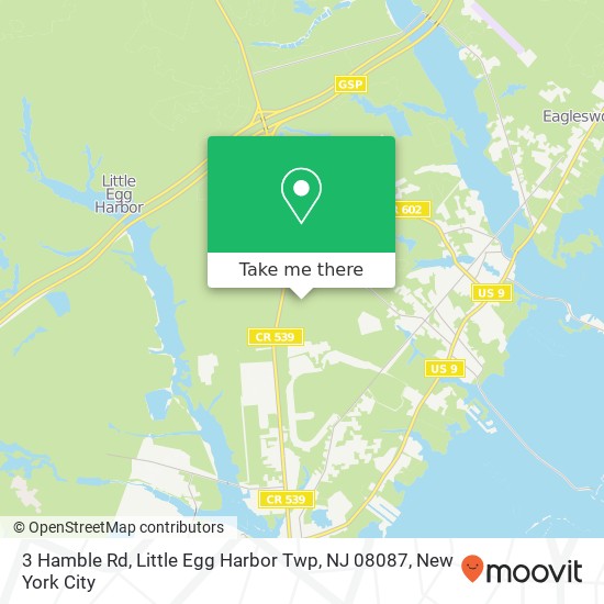 3 Hamble Rd, Little Egg Harbor Twp, NJ 08087 map