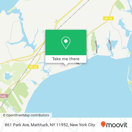 861 Park Ave, Mattituck, NY 11952 map