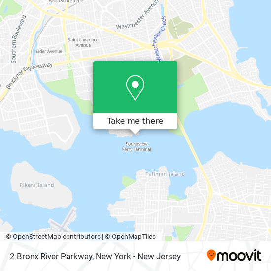 2 Bronx River Parkway map