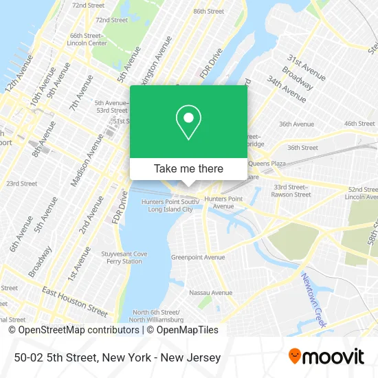 50-02 5th Street map