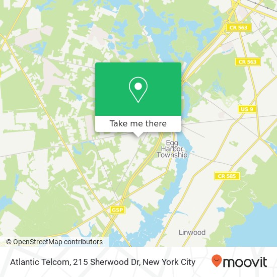 Atlantic Telcom, 215 Sherwood Dr map