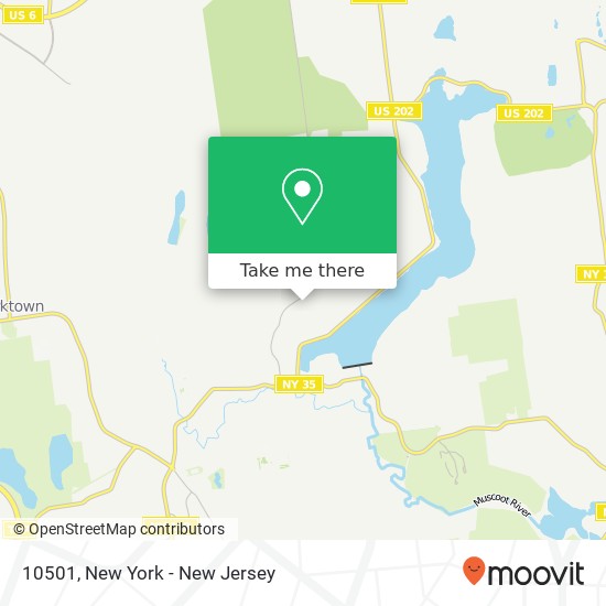 Mapa de 10501, Amawalk, NY 10501, USA