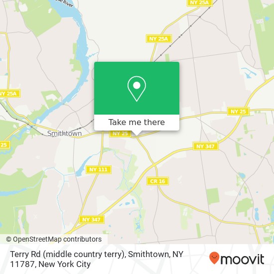 Terry Rd (middle country terry), Smithtown, NY 11787 map