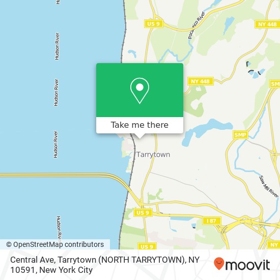 Mapa de Central Ave, Tarrytown (NORTH TARRYTOWN), NY 10591
