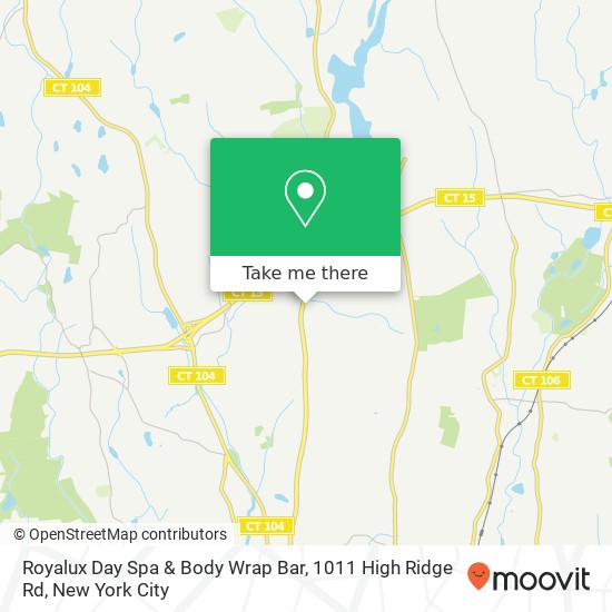 Royalux Day Spa & Body Wrap Bar, 1011 High Ridge Rd map