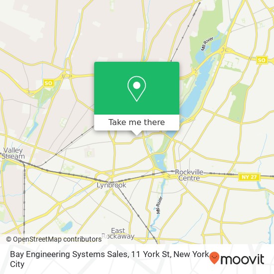 Mapa de Bay Engineering Systems Sales, 11 York St