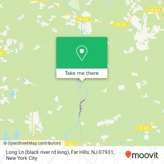 Long Ln (black river rd long), Far Hills, NJ 07931 map