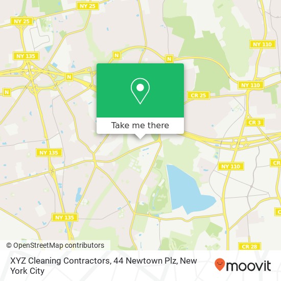 XYZ Cleaning Contractors, 44 Newtown Plz map