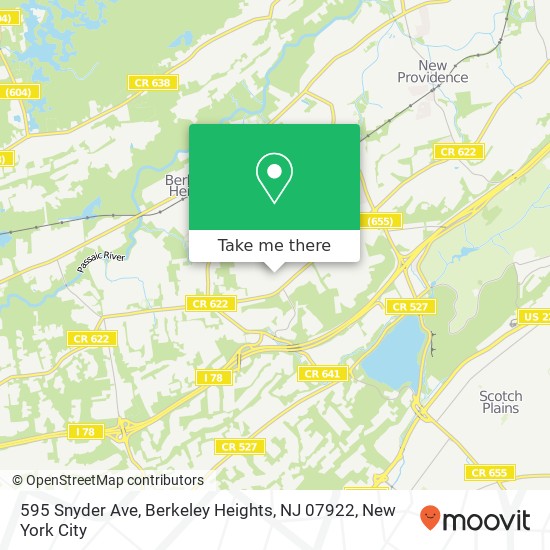 595 Snyder Ave, Berkeley Heights, NJ 07922 map