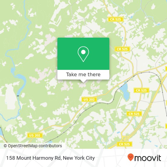 158 Mount Harmony Rd, Bernardsville, NJ 07924 map