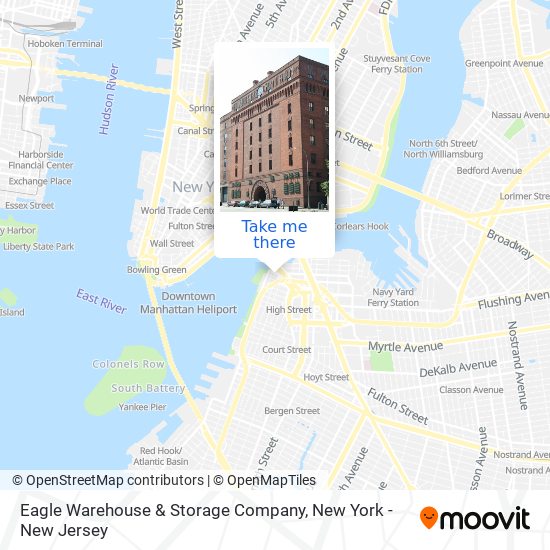 Eagle Warehouse & Storage Company map