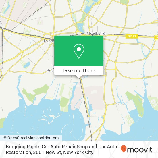 Mapa de Bragging Rights Car Auto Repair Shop and Car Auto Restoration, 3001 New St