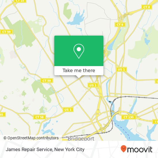Mapa de James Repair Service