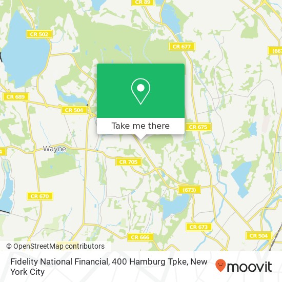 Fidelity National Financial, 400 Hamburg Tpke map