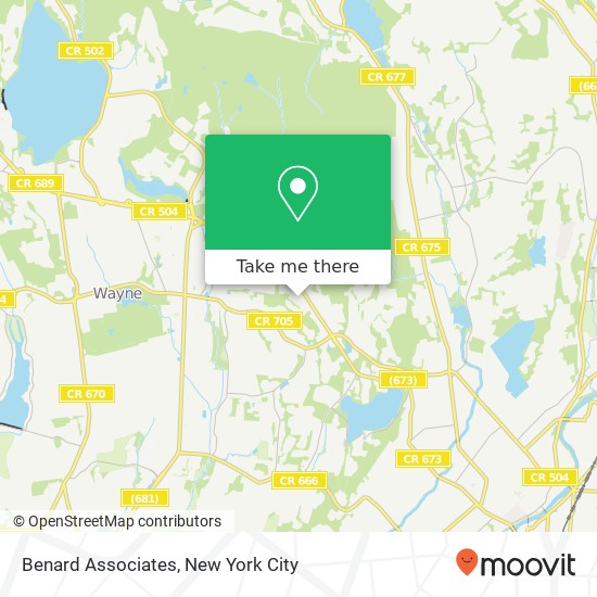 Benard Associates map