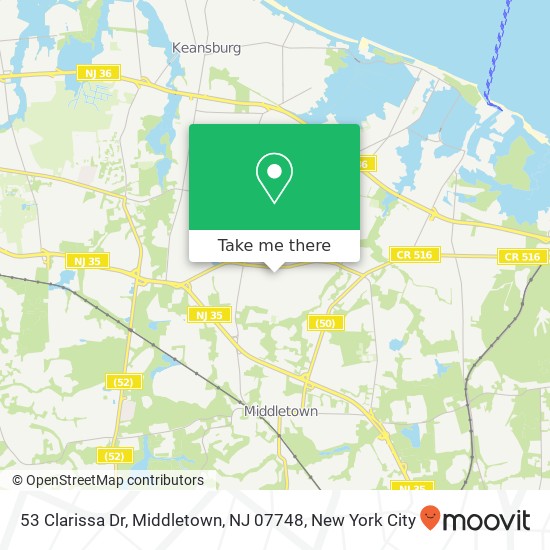 53 Clarissa Dr, Middletown, NJ 07748 map