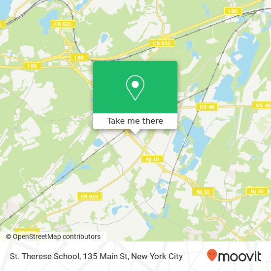 Mapa de St. Therese School, 135 Main St