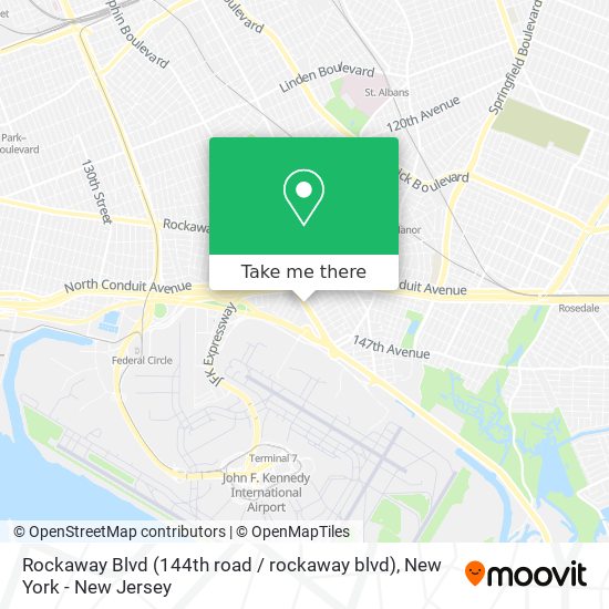 Mapa de Rockaway Blvd (144th road / rockaway blvd)