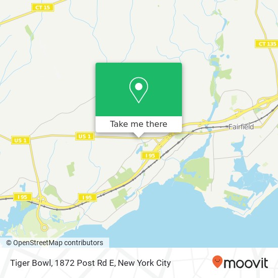 Tiger Bowl, 1872 Post Rd E map