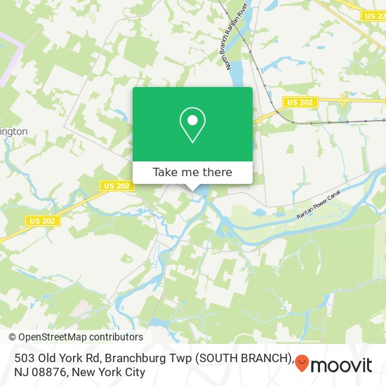 503 Old York Rd, Branchburg Twp (SOUTH BRANCH), NJ 08876 map