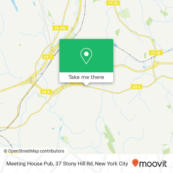 Meeting House Pub, 37 Stony Hill Rd map