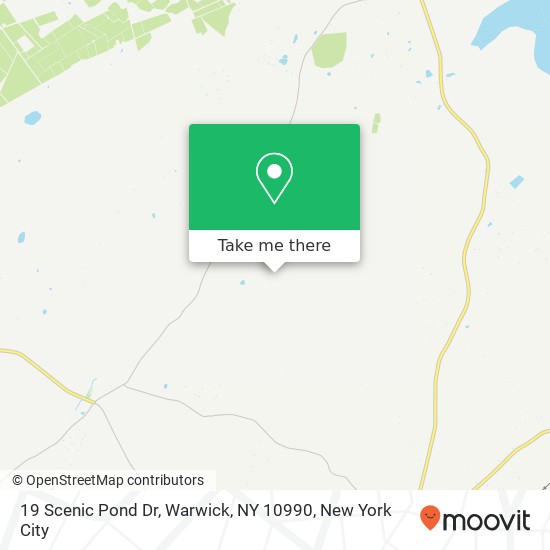 Mapa de 19 Scenic Pond Dr, Warwick, NY 10990