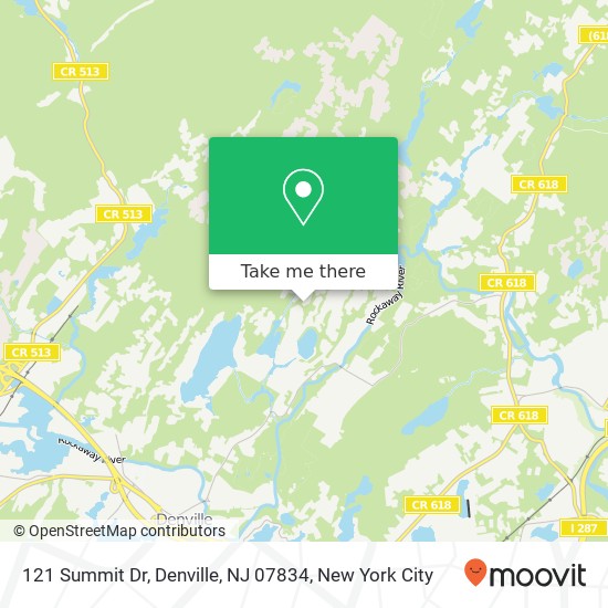 121 Summit Dr, Denville, NJ 07834 map