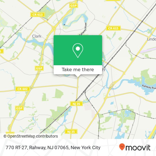 Mapa de 770 RT-27, Rahway, NJ 07065