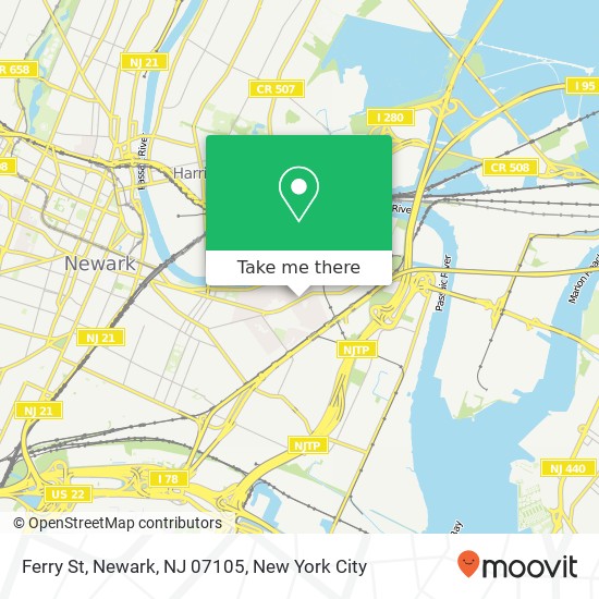 Ferry St, Newark, NJ 07105 map
