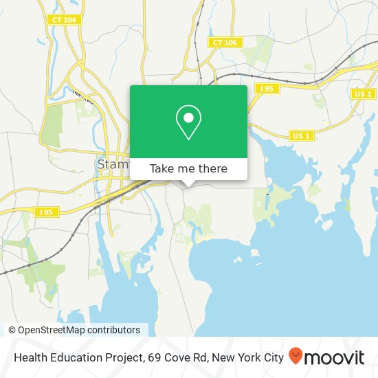 Mapa de Health Education Project, 69 Cove Rd