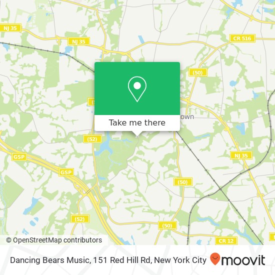 Dancing Bears Music, 151 Red Hill Rd map