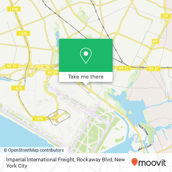 Imperial International Freight, Rockaway Blvd map