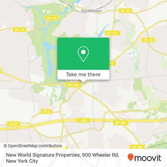 New World Signature Properties, 900 Wheeler Rd map