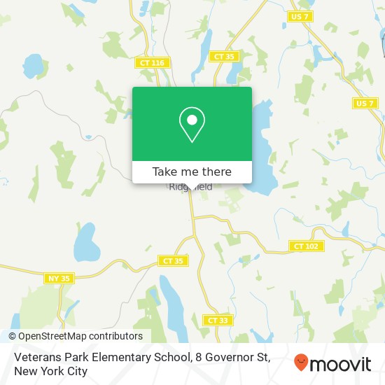 Mapa de Veterans Park Elementary School, 8 Governor St